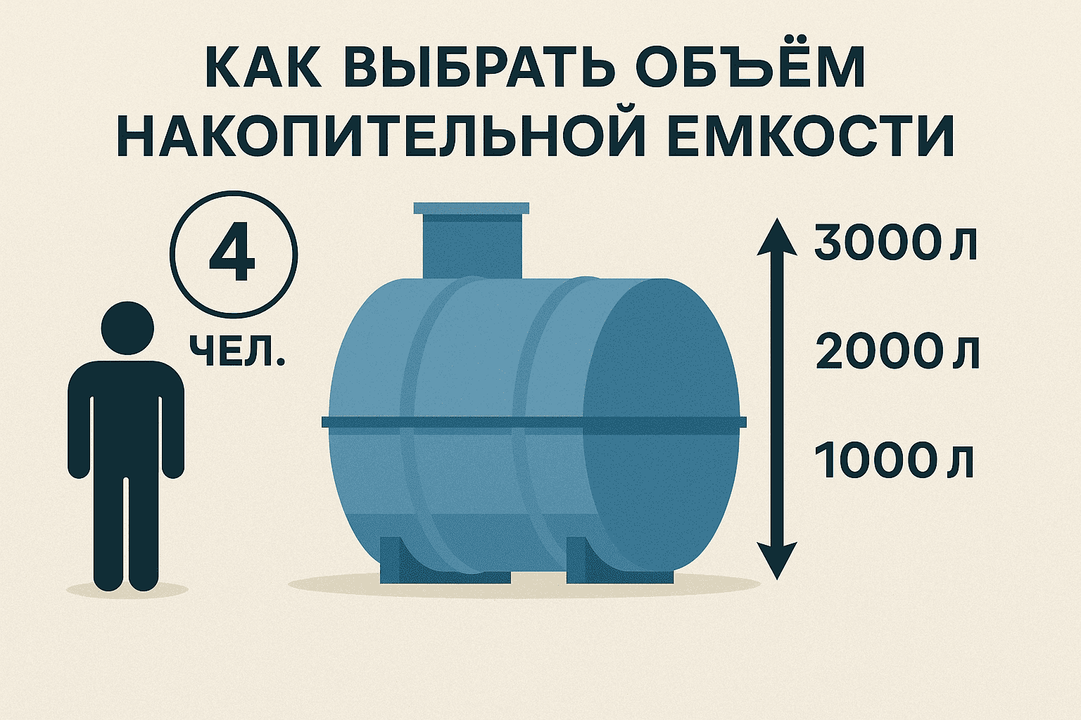 Как выбрать резервуар для воды: 7 критериев